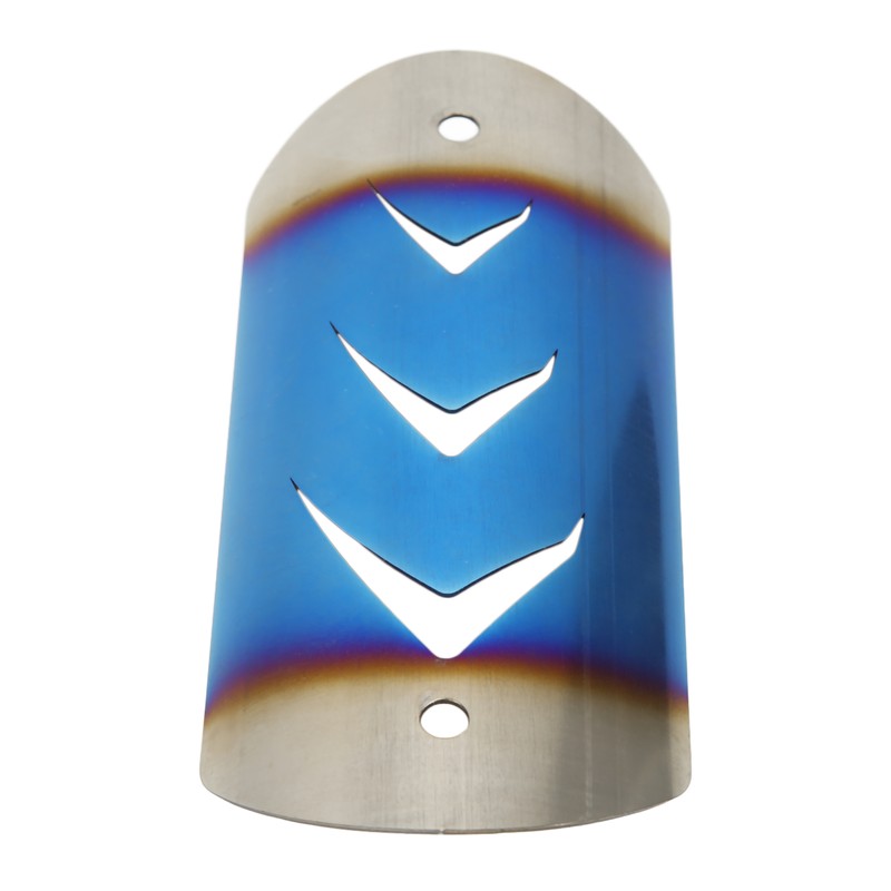 Exhaust Muffler Pipe Protector Stainless Steel Heat Shield Cover Universal