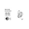 LED Outdoor Wandleuchte FAEDO 3 Schwarz Klar L:20,5cm H:20cm T:5cm