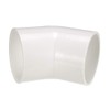 sourcing map 50mm Slip 45 Degree PVC Pipe Fitting Elbow