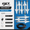 BATTING CAGES INC. BCI Batting Cage Stake Down Kit, Baseball