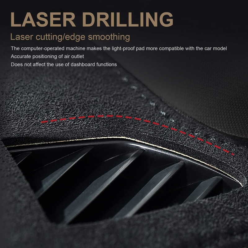 SPEEDWOW Dashboard Dash Board Cover Mat Carpet Compatible with Toyota