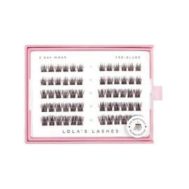 Lola's Lashes Soft Wisp Dark Brown Pre-Glued Lashes