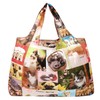 allydrew Large Foldable Tote Nylon Reusable Grocery Bag, Cats &