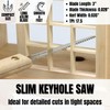 KAKURI Mini Japanese Pull Saw Set with Carrying Case -