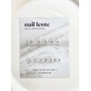 Sample tip for handmade nail tip size measurement Nail Lente