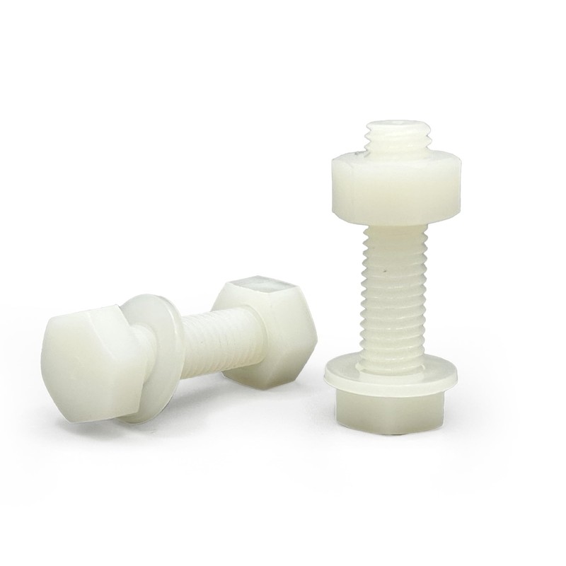 NOLDAR Nylon Hex Bolts - Includes 20 Screws with 20