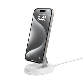 Belkin BoostCharge Pro Smartphone Blanco Corriente alterna Cargador inalámbrico Carga rápida Interior                                                 