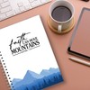 Lhbfsaz Faith Can Move Mountains, Funny Blank Spiral Notebook, Christian
