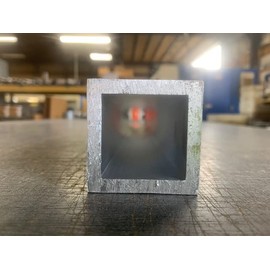 1/4" Wall x 2" x 2" Aluminum Square Tube, 6061 Aluminum, 0.250" Wall Tubing (40)