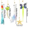Ainvhh 5 PCS Interactive Cat Feather Toys, Hanging Door Cat
