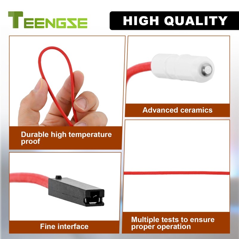 Teengse 2PCS W10209656 W10112313 Gas Range Surface Burner Igniter Replacement