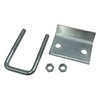4 Pack Strut to Beam Clamp with Square U-Bolt and