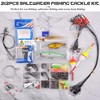 OROOTL Saltwater Fishing Tackle Kit -212pcs Ocean Fishing Tackle Box