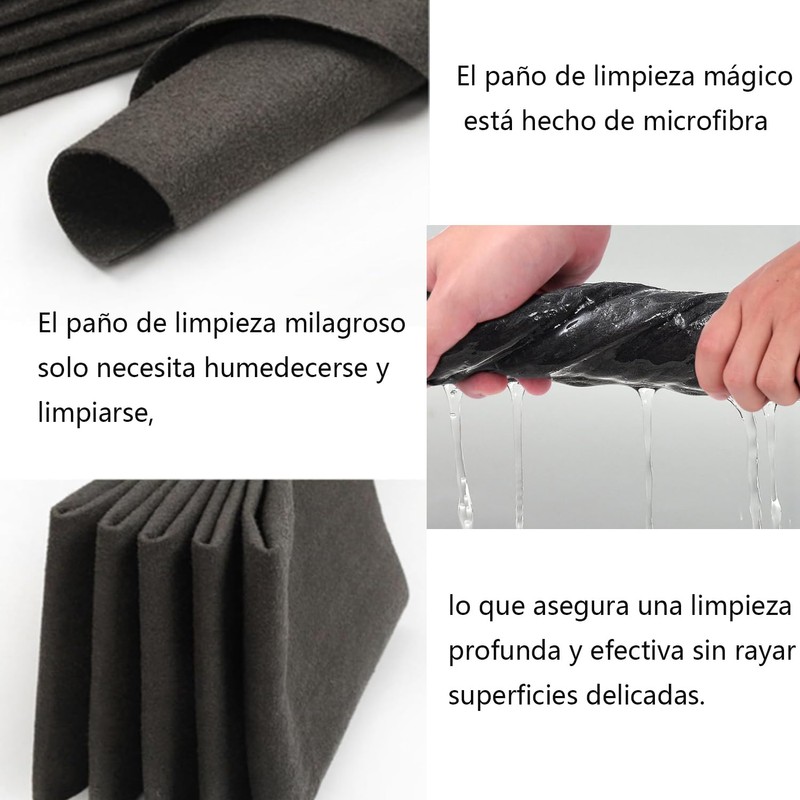 XINYUICEAN Paños de Limpieza de Microfibra, 5 Piezas Paño de