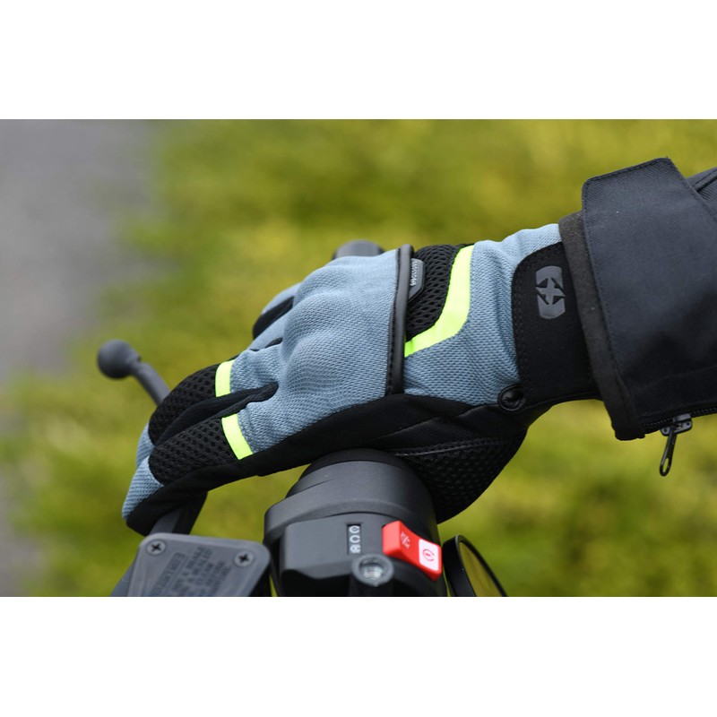 Oxford Brisbane Air Men's Short Summer Glove, Stealth Black, XL