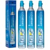 SodaStream CO2 Gas Carbonation Bundle - 3 Cylinders - Blue