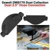 Dewalt DWS779 Dust Collection for Dual 2.5" Ports (one on