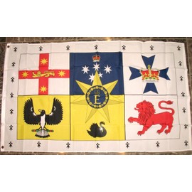 Australia Royal Standard Flag 3'x5' Australian Queen Elizabeth