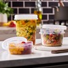 PLASTICPRO - Paquete de 6 recipientes de almacenamiento de alimentos