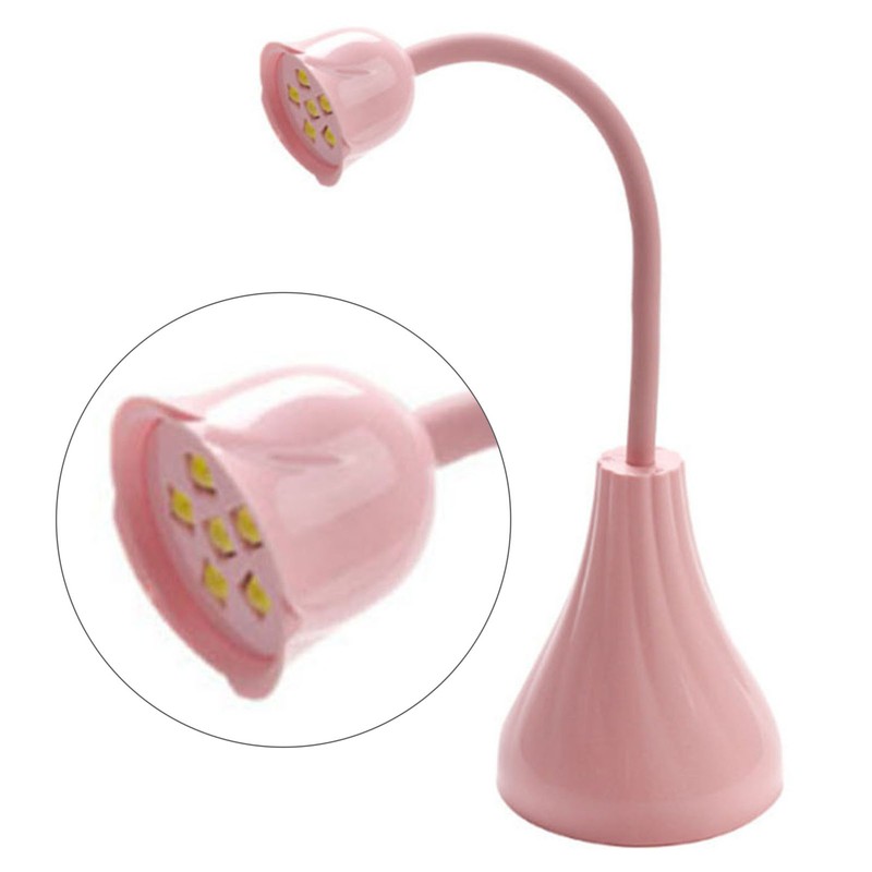 Nail Lamp Nail Gel Curing Light 6pcs LED 360 Degree