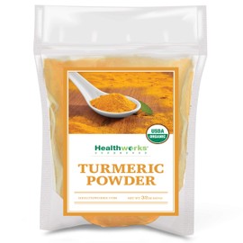 Healthworks Turmeric Powder (32 Ounces / 2 Pounds) | Ground Raw Organic | Curcumin & Antioxidants | Keto, Paleo, Vegan, Non-GMO