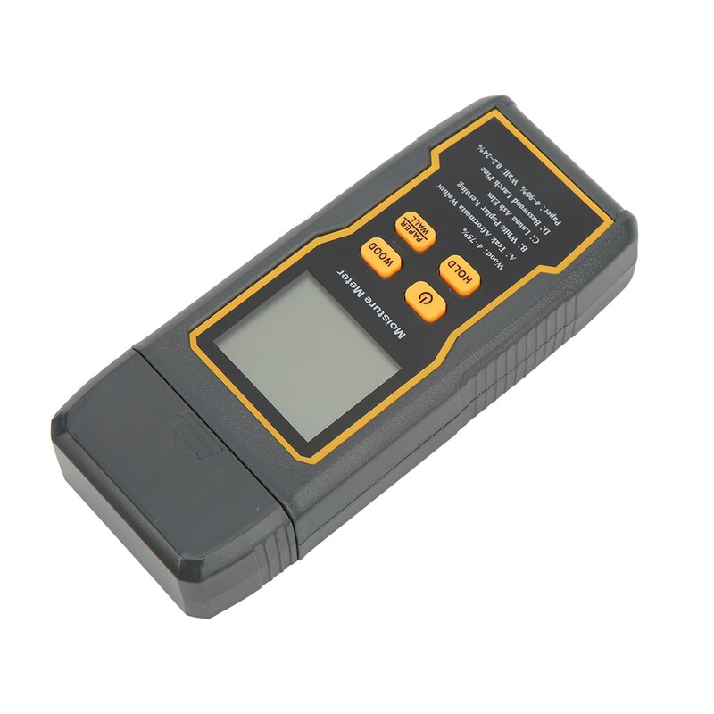 Pin Type Digital Moisture Meter 4 Measurement Modes Backlight LCD