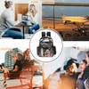 KUI WAN Clear Backpack, Clear Bag Stadium Approved Large Clear