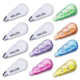 Mini Correction Roller, 5 mm Correction Mouse, Cute Mini Correction Tape, Correction Mouse Set, Correction Roller, Mini Correction Tape for Students in the Office, Working Staff, Pack of 12