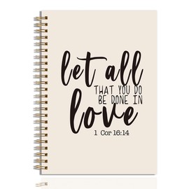 Anycarf Back to School Notebook for Teacher Student First Day of School Gifts Inspirational Christian Notebook for Journal Work Meeting