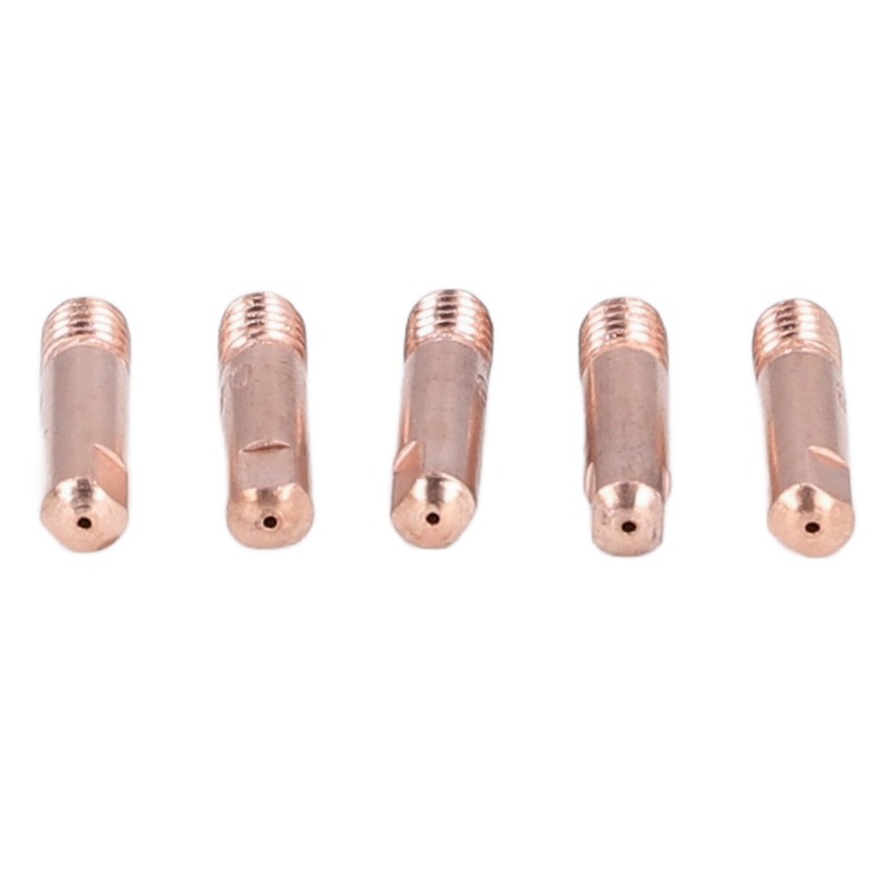 MIG Welding Consumables Kit Copper Contact Tips Connecting Rods Nozzle