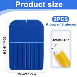 JAZOKA 16 Hearing Aid Filters for Starkey, Plastic Hearing Aid Wax Guards Filters Hearing Aid Cleaning Accessories Kit Practical Hearing Aid Cleaning Supplies Tools Compatible with Starkey Hearing Aid