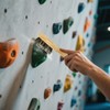 MonkeyTail Wooden Climbing Brush, Boulder Brush for Cleaning Climbing Grips,