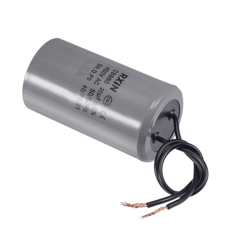 BOXONLY CBB60 20uF Run Capacitor 450V AC 40/70/21 ±5% 50/60Hz