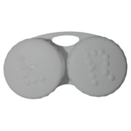Estuche de Lente de Contacto Blanco – Almacenamiento Seguro y Versátil