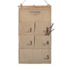 Wall Pocket, Wall-mounted, Hanging, Hook, Storage, Organization, Classification, Natural, Cotton,