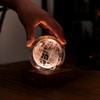 Amber Crystal Light LED Globe