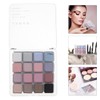 Healvian Lidschatten-Palette mit 16 Farben, matt und schimmernd, bunte Augen,