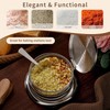 Stainless Steel Salt Cellar with Spoon & Lid, Heavy Duty