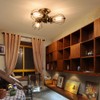 moonkist Vintage Ceiling Light Industrial Semi-Flush Mount Ceiling Light Metal