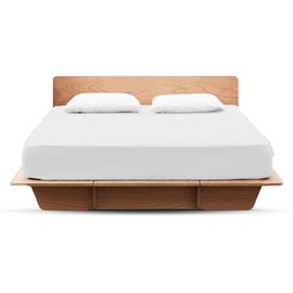 Sábana bajera ajustable de algodón egipcio de solo 800 hilos, tela de satén de 18 pulgadas de profundidad, suave, transpirable y refrescante, color blanco