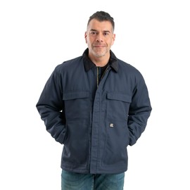 Berne Men's Heritage Twill Chore Coat, 6X-Large Tall, Navy