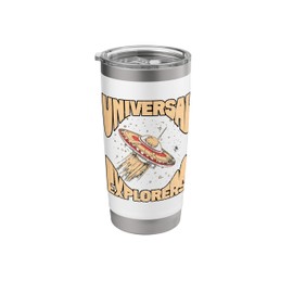 UNIVERSAL EXPLORERS alien ufo space exploration, space lover Stainless Steel Insulated Tumbler