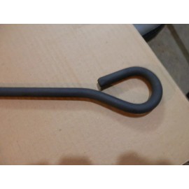 amish made SOLID STEEL FIRE POKER 35"LONG 1/2 THICK NEW HEAVY DUTY AMISH MADE