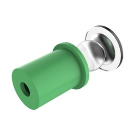 Snapfix | Hidden Clip-in Acrylic Standoffs for Signs | Easiest Signage Mount to Install | 250 Pack - Large - Light Green