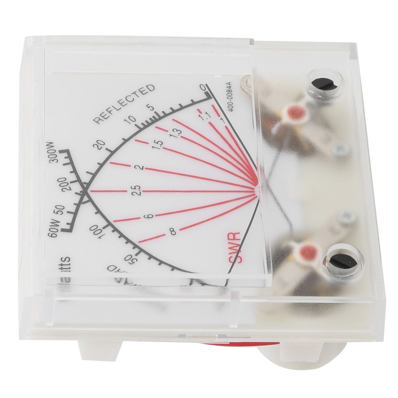 SWR/Power Watt Meter Double Needle 60/300W Power Meter Transmitter with