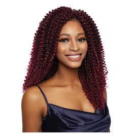 (5 Pack) Mane Concept Afri Naptural Crochet Braid - CB3P1201 3X COILY WATER 12" (1)