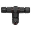2 Pcs Tee Wire Connectors IP68 Waterproof 2 Pin 3