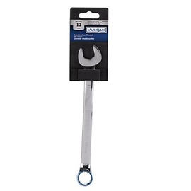 Mintcraft MT6549356 V-Groove Combination Wrench (17 mm, 15 deg Offset, Chrome Vanadium Steel, High Polish)
