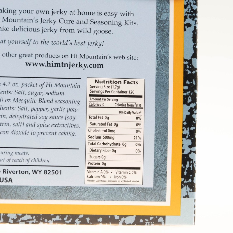 Hi Mountain Jerky Seasoning and Cure Kit | WILD GOOSE