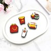 Zanerolan Fast Food Shoe Decoration Charms for Clog, Hamburger French